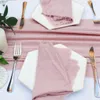 Serviette de table serviettes en coton dîner cuisine torchons lavable gaze napperons approvisionnement de fête de mariage maison El Banquet décoration