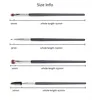 Makeup Brushes 4Pcs Detailed Eye Set Synthetic Hair Eyeshadow Eyeliner Brush Eyelashes Tool Mascara Wands