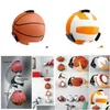 Hooks Rails Wall Ball Claw Basketball Football Rack Holder Mount Display Case Organizer Rack Holder Drop Delivery Home Garden Ho Dhszu