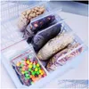 Storage Bags 100Pcs Plastic Grip Seal Clear Polythene Poly Resealable All Sizes Drop Delivery Home Garden Housekee Organization Dhcj7