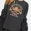 Damska koszulka mistyczna grzyb kwiatowy nadruk vintage estetyczna koszulka z lat 70. hipis luźna kobieta krótkie rękaw Tshirty urocze wiedźmy Tshirt Tops 230110