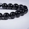 Bracelet en obsidienne pour hommes, perles de cristal, ornements à main, décoration d'anniversaire, cadeau HSJ88