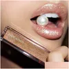 Lip Gloss Handaiyan Tubes Luxury Lipstick Glitter Ligloss Pigment Matte Veet Longlasting Non Stick Cup Makeup Lipgloss Drop Delivery Dhqd8