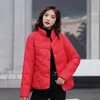 Parkas en duvet pour femmes Veste d'hiver Parka rembourrée en coton Femmes Manteau de base chaud Solide Lâche Vêtements de neige Femme Vestes Outwear Haute Qualité 230109