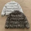 Herenjacks 22SS winter camouflage verticaal patroon digitaal printen katoenen gekateld jasje