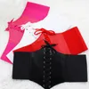 Belts 5Color Corset Wide Pu Leather Slimming Body Waistband For Women Elastic Waist Cincher Sexy Corsets Bustiers