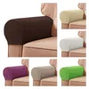 Chair Covers Wear-Resistant 2Pcs Helpful Soft To Touch Armrest Slipcover Polyester Arm Comfortable For Office