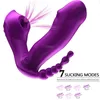 NXY Vibrators 3 IN 1 Woman Sucking Heating Clitoris Stimulator USB Charging Dildo Clit Sex Toy for Women