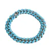 Hundkrage Leashes Rhinestone Chain Collar Dekorativ chokerl￤nk med diamantjusterbar halsband valp smycken tillbeh￶r po d dharo