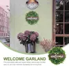 Decoratieve bloemen krans kunstmatige lente groen decor welkom decoratie slinger simulatie muur deur voorkant bord tuin patio boerderij