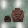 Chaquetas de hombre Marrón Diseñador Hombre Bordado Abajo Moda Casual Marca