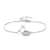 Braccialetti di collegamento Trendy Box catena zircone doppio cerchio braccialetto di fascino per le donne ragazza accessori 2023 gioielli di moda regalo del partito Sl130