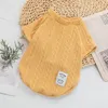 Dog Apparel Pullover Twist Weave Solid Color Keep Warmth Two-legged Pet Sweater Clothes Knitwear For Home