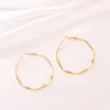 Hoop Earrings 2023 Fashion Round Circle For Women Girl Classic Trend Ladies Gifts African Middle Eastern Jewelry