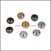 Crimp End Beads 500pcs/lot ball stopper spacer for diy 보석 제조 결과 공급품 1927 Q2 드롭 배달 구성 요소 OTNGI