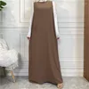 Vêtements ethniques 2 pièces Set Femmes musulmanes Maxi robe ouverte Robe Kimono Caridgan Musulmane Kaftan Abaya Dubai Turquie Islamique Jabaiya Eid