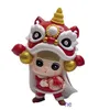 Arts et artisanat Factory Outlet Chinachic Style Lion Dance Doll Décoration Dessin Animé Broderie Figure À La Main Année Créative Chanceux Gif Dhksh