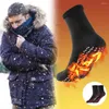 Herensokken Winter Zelfverwarmende vrouwen Ski Sports Zelfverwarmde massage Man Korte Sock Comfortabel Warm Sox