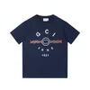 高級メンズデザイナーTシャツブラックレッドレタープリントシャツ半袖ファッションブランドデザイナートップアジアサイズM-3XL＃88888