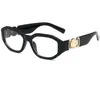 Retro luxury glasses mens designer sunglasses womens sonnenbrille polarized occhiali da sole trendy classic plastic small black frame hexagonal sunglass