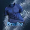 Camiseta de gelo de camisa de gelo masculino de malha respirável esportes ocos esportes de fitness de fitness de seca rápida camisa de manga curta solta de decote em V