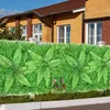 Panneaux de haies artificielles avec fleurs décoratives, 40x60cm, faux arbustes topiaires, tapis de clôture, décoration murale de verdure, écran de confidentialité pour jardin