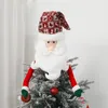 Dekoracje świąteczne szerokie zastosowanie Atrakcyjne Merry Santa Claus Doll Tree Topper na festiwal