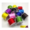 Cord Wire 10/Roll 1Mm Color Flexible Elastic Crystal Line Rope For Jewelry Making Beading Bracelet Fishing Thread 1385 Q2 Drop Del Otnae