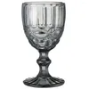 Vinglas 1st Relief Drinking Cup Wedding Banket Glass Retro Diamond Champagne Juice Beverage Goblet 240 ml 8oz