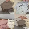 Vêtements pour enfants Ensembles de créateurs ESS Ensembles essentiels pour garçons Survêtements pour bébés filles Enfant Jeunes tout-petits Lettre décontractée T-shirts imprimés Pantalons pour nourrissons Top à manches courtes