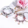 Charm Armbänder DIY Perlen Armband Set mit Aufbewahrungsbox für Mädchen Geschenk Acryl European Loch Perlen handgefertigtes Schmuck Ki DHVFM MACHEN KI DHVFM