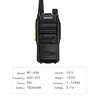 Walkie talkie BF-S88 Baofeng Handheld Intercom 1800MAH 5W Długie zasięg Dwukierunkowy radiowy zespół UHF VHF Ham Comunicador Transceiver