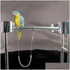 Andra f￥gelf￶rs￶rjningar papegoja flygande tr￤ning koppel tralight flexibel rep antibit med ben ring sele utomhus aw cockatiel drop del dhgqu