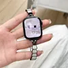 Gift Pretty Metal Strap Shell for Apple Watch Band Ultra 49mm 41mm 40mm 44mm 45mm 38/42mm Fashion Woman Gift Belt Bracelet Correa Iwatch Series 8 7 6 4 SE 3