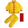 Scenkläder vuxna barn kinesiska traditionella wushu kostymkläder kostym tai chi martial art uniform outfit skriva ut din logotyp