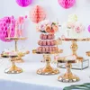 Fournitures de fête Autre fête Mariage Maison Anniversaire Métal Fer Gâteau Plateaux Stand Multi-couche Snack Plateau Dessert Table Affichage Toile De Fond Décor