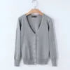 Damesbreien T -stukken Tweater gebreide vest Knop Jacket Autumn Vneck losse grote maat lange mouw casual tops voor vrouwen 6xl 230109