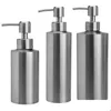 Liquid Soap Dispenser Bathroom Kitchen Pump Hand Sanitizer Standing Stainless Steel Shampoo Container Bedroom Lotion Bottle Drop Del Dhpib