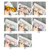 Okulary przeciwsłoneczne moda kwadratowy kwadratowy kwadratowy retro przezroczysty rama ochronę UV Oczanki okularki