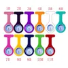 Altri accessori orologi 11 colori Nurse Pocket Watch Sile Clip Clip Key Chain Coat Fashion Coat Doctor Quartz Orologi Dlenge Delivery DHSE9