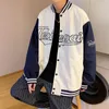 Vestes pour hommes Veste pour hommes Broderie Bomber Uniforme de baseball Varsity Hommes et femmes Manteaux masculins surdimensionnés Hip Hop Streetwear