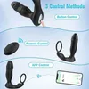 Vuxen Massager Trådlös Bluetooth-app styr prostatastimulator Klitoris