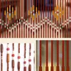 Curtain & Drapes 90X175Cm Wooden Bead 27 Line Handmade Blinds Screen String Curtains Valance Divider For Porch Room WindowCurtain DrapesCurt