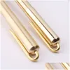 Kugelschreiber Retro Gold Messing Schwarz Tintenstift Handgefertigt mit Clip Büro Schulbedarf Schreibwaren Drop Delivery Business Industrial DHSBZ