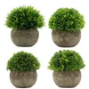 Decorative Flowers & Wreaths Artificial Plant Simulation Plastic Bonsai Potted Plants Are Used For Wedding Home Office Decoration