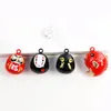 Charms Cartoon Daruma Koi Close Jingle Bell Charm Glücksbringer Anhänger für Kinder, Kinder, Jungen, Mädchen, Tasche, hängender Schlüsselanhänger, Bastelzubehör