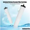 Sostituzione dei rubinetti della cucina del depuratore d'acqua a carbone attivo con 3 pezzi / set di cartucce filtranti in ceramica da 10 pollici Drop Delivery Ho Dhrmt