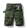 Mäns shorts Summer Camouflage Tactical Cargo Khaki Jogger Militär Cotton Casual Loose 230130