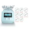 8 I 1 H2O2 Microdermabrasion Ansiktsdjup Reng￶ring Beauty Machine RF Ultraljud No-Invasive Mesoterapi Skin Rejuvenation Hydra Diamond Facial Machine