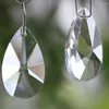 Ljuskrona kristall 1 st rivdroppe klart glas prisman hänge sol catcher diy gardin spridda pärlor 50mm
